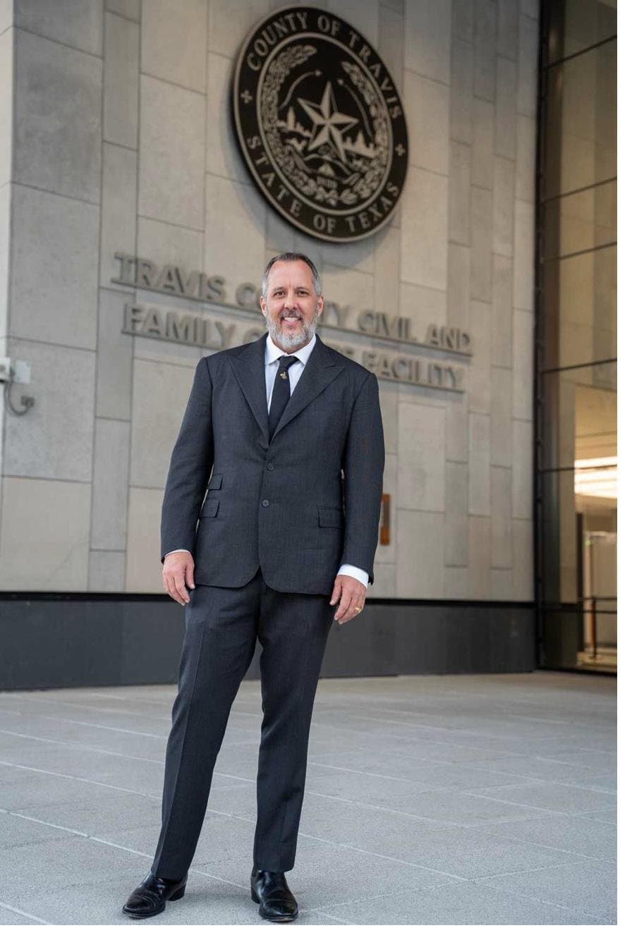 Eric M. Willie at the Travis County Civil and Family Courts Facility